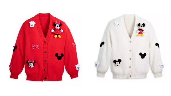 Mickey and Minnie Plush Cardigans