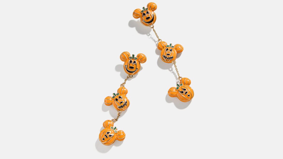 Get Spooktacular with the New Mickey Mouse Floating Pumpkin Earrings by BaubleBar!