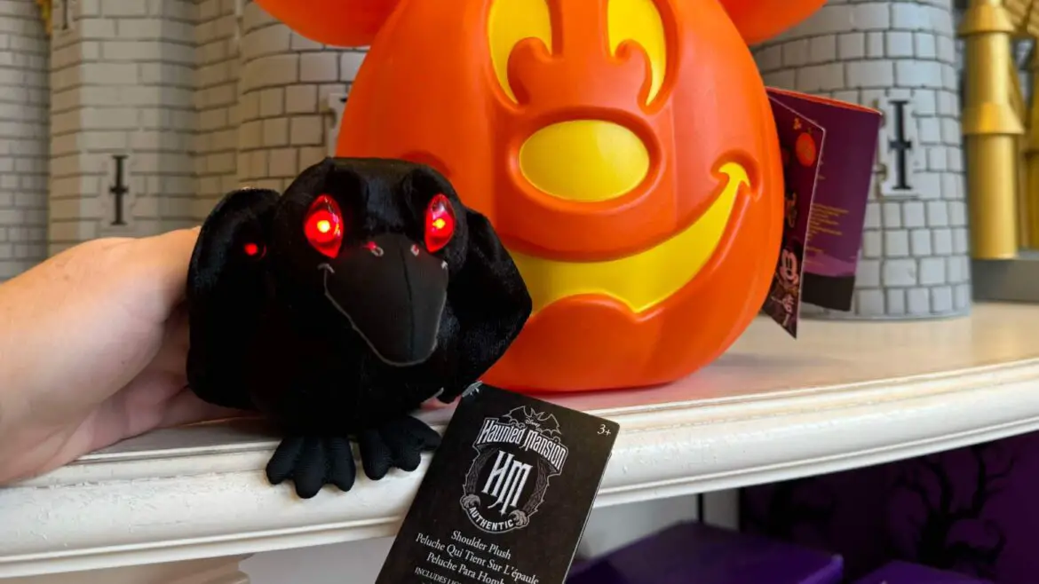 The Haunted Mansion Raven Shoulder Plush Is Both Spooky and Cuddly!