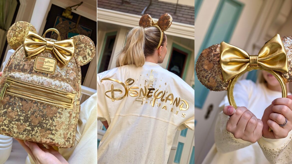 Parisian Magic Meets Golden Glamour with New Disneyland Paris Gold Merchandise Collection!