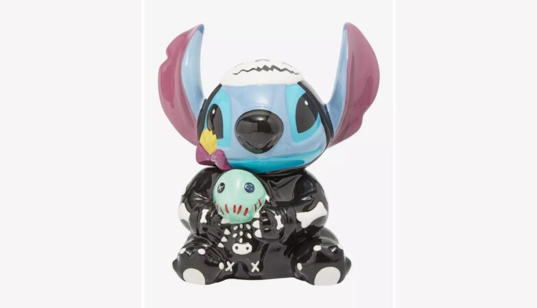 Stitch and Scrump Skeleton Cookie Jar