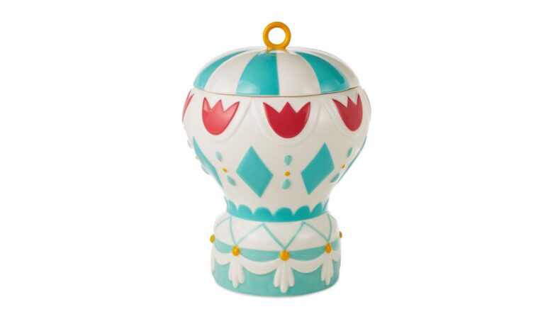 Its A Small World Hot Air Balloon Cookie Jar