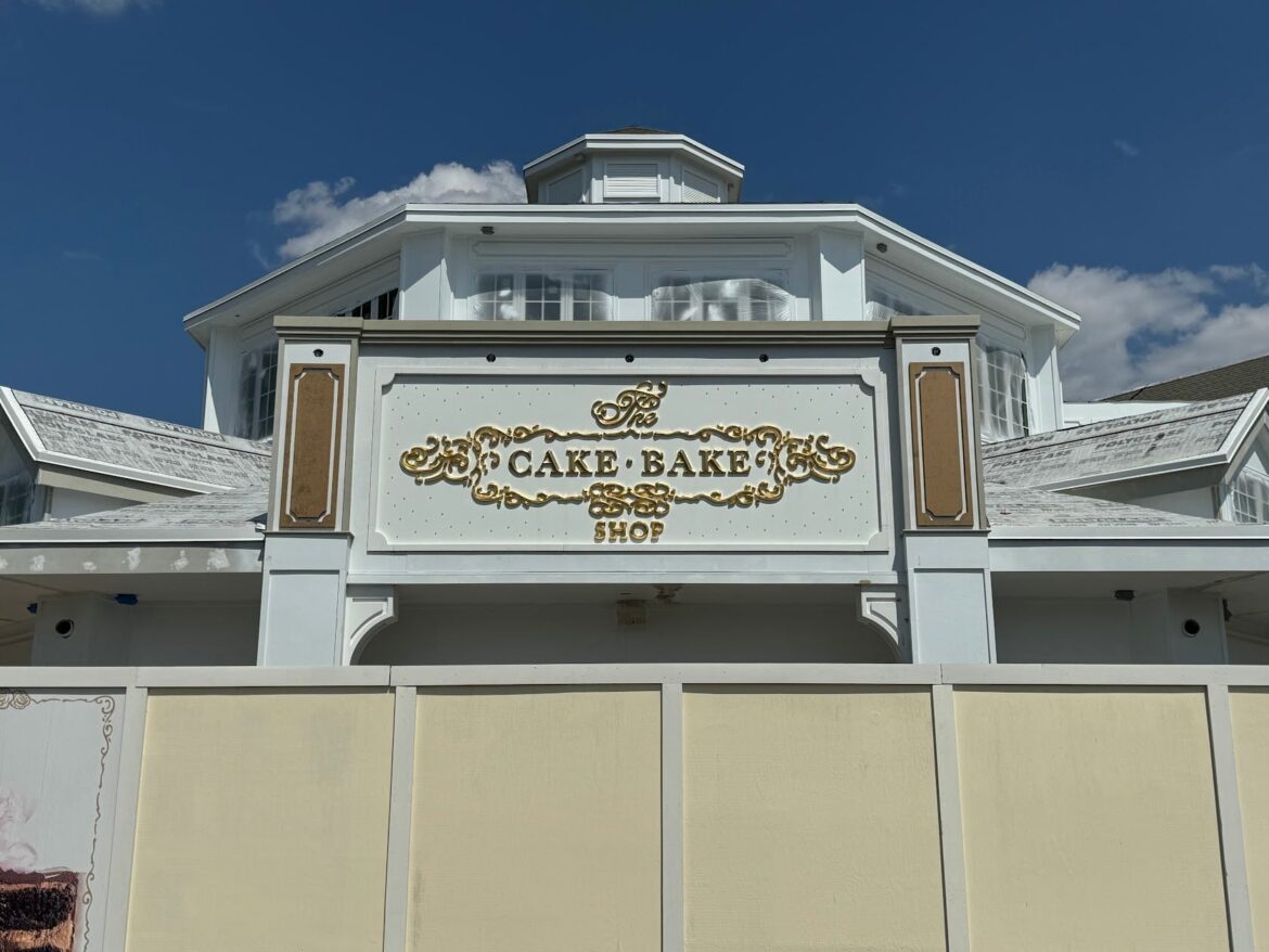 New Kitchen Permit has been filed for The Cake Bake Shop at Disney’s BoardWalk