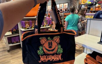 New Mickey Pumpkin Halloween Tote Available in the Shops Around Walt Disney World 1