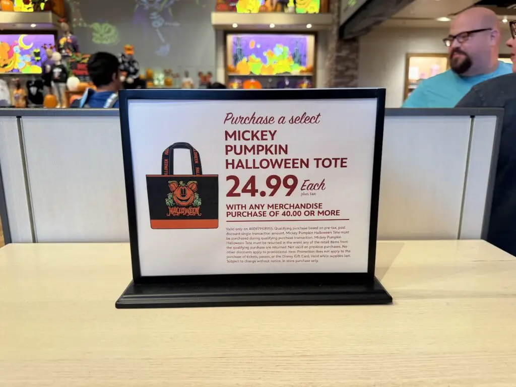New Mickey Pumpkin Halloween Tote Available in the Shops Around Walt Disney World 2