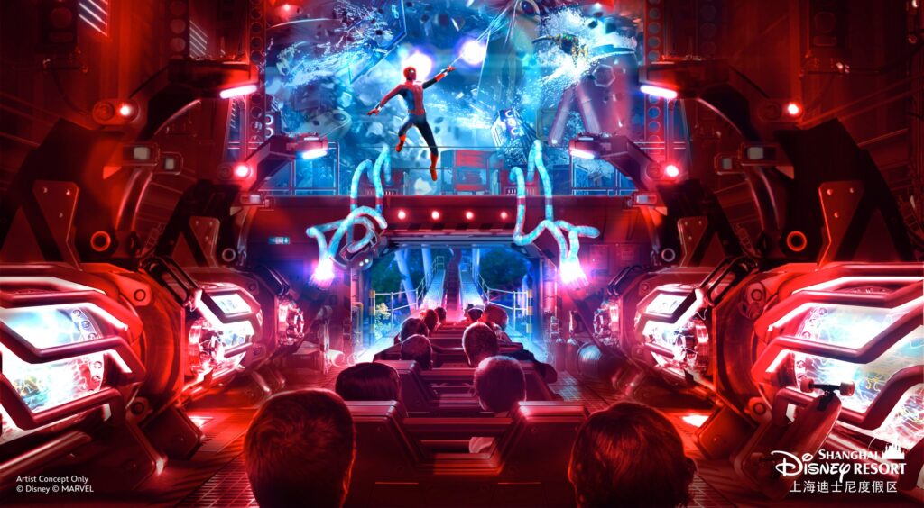 Swing into Action- All-New Spider-Man Coaster Coming to Shanghai Disneyland!