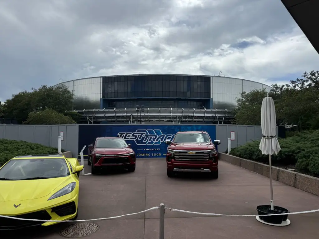 Test Track Canopy Completely Removed in EPCOT 1