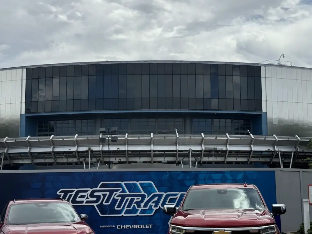 Test Track Canopy Completely Removed in EPCOT 2