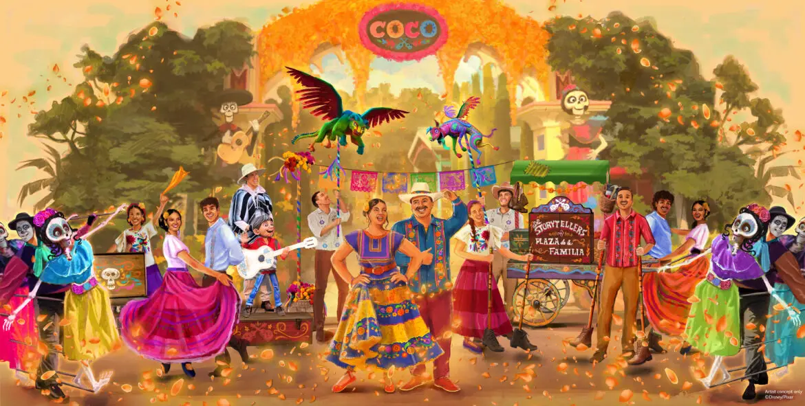 New Details and Opening Date Revealed for Updated Plaza de la Familia ‘Coco’ Show at Disneyland