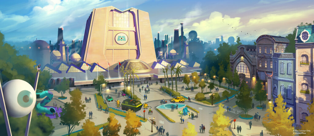 Monsters, Inc. Land – Aerial