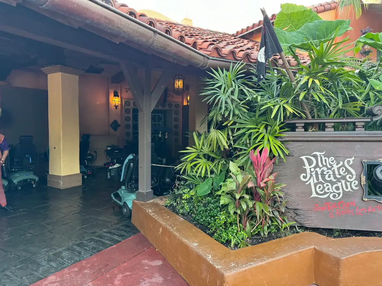 Walls go Up Around Pirates of the Caribbean as Construction Underway for New Tavern 1