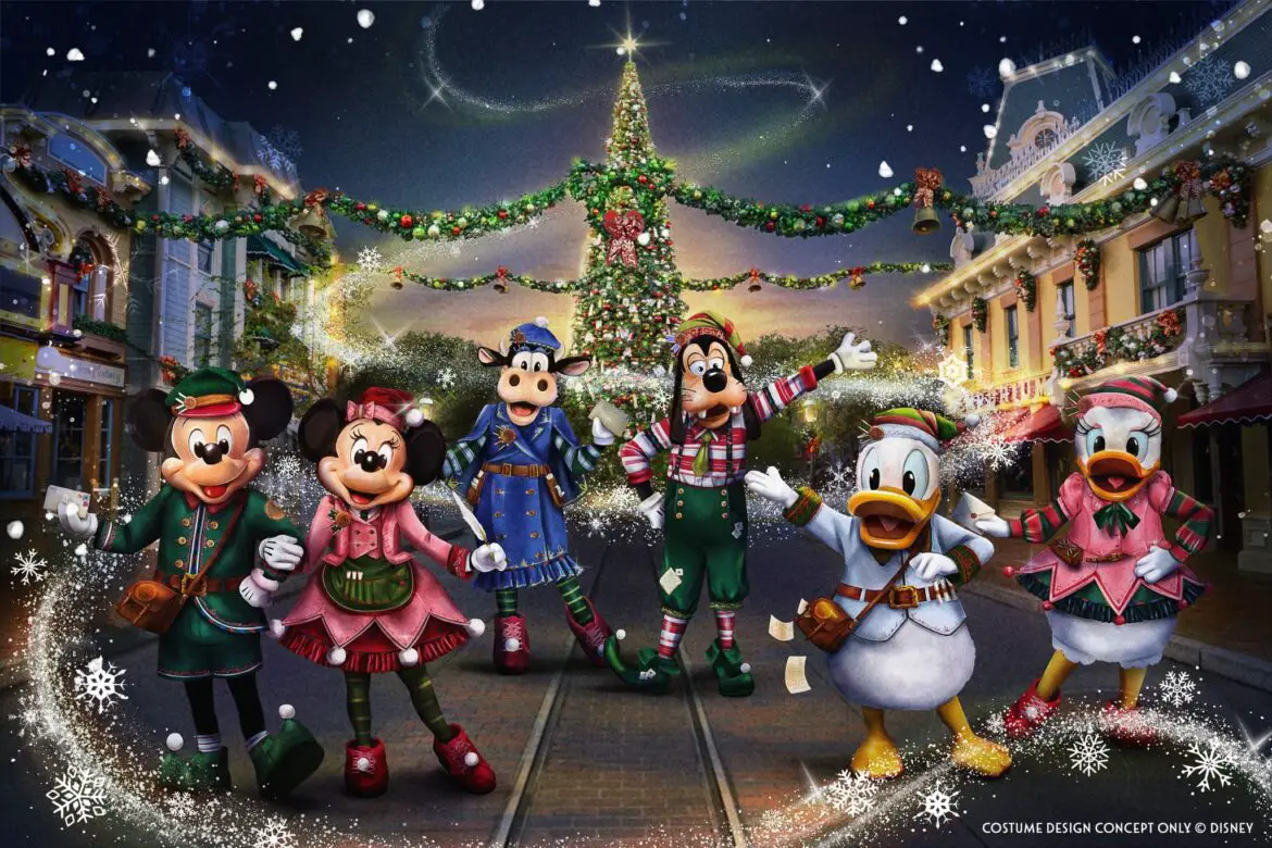 First Look at Mickey & Friends Holiday Costumes Coming to Disneyland