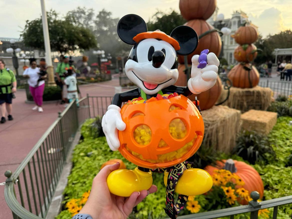 New Mickey Pumpkin Popcorn Bucket Casts a Spell on Walt Disney World Guests!