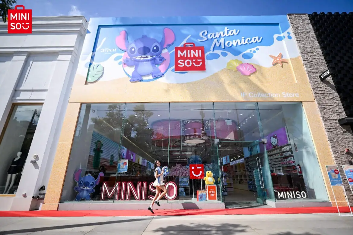 MINISO Opens New Santa Monica Store with Limited Edition Stitch Merchandise