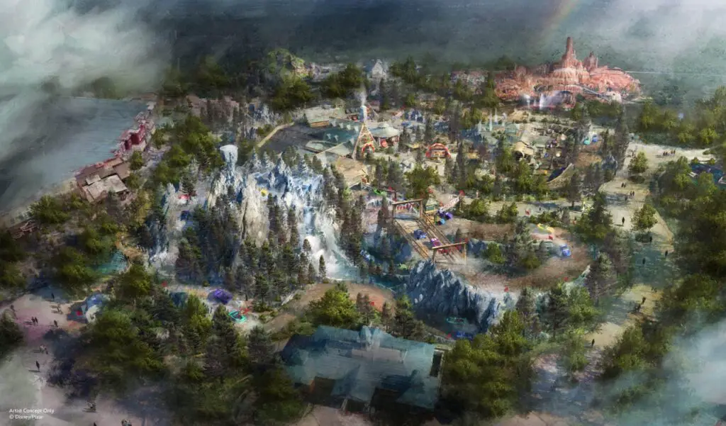 new cars land replacing rivers of america concept art