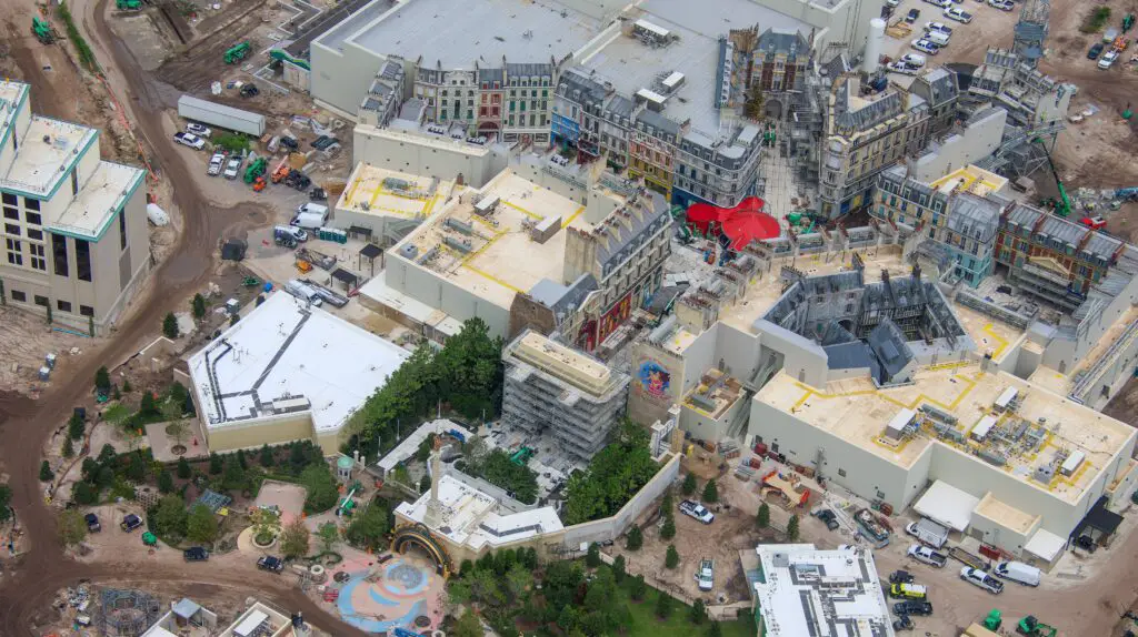 Aerial Look of Harry Potter World Construction at Universal's Epic Universe 1