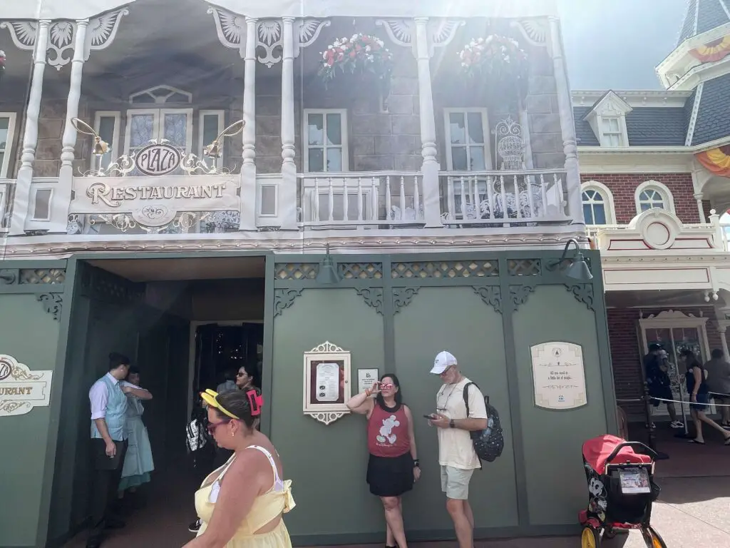 Construction Underway on the Plaza Restaurant in the Magic Kingdom 2