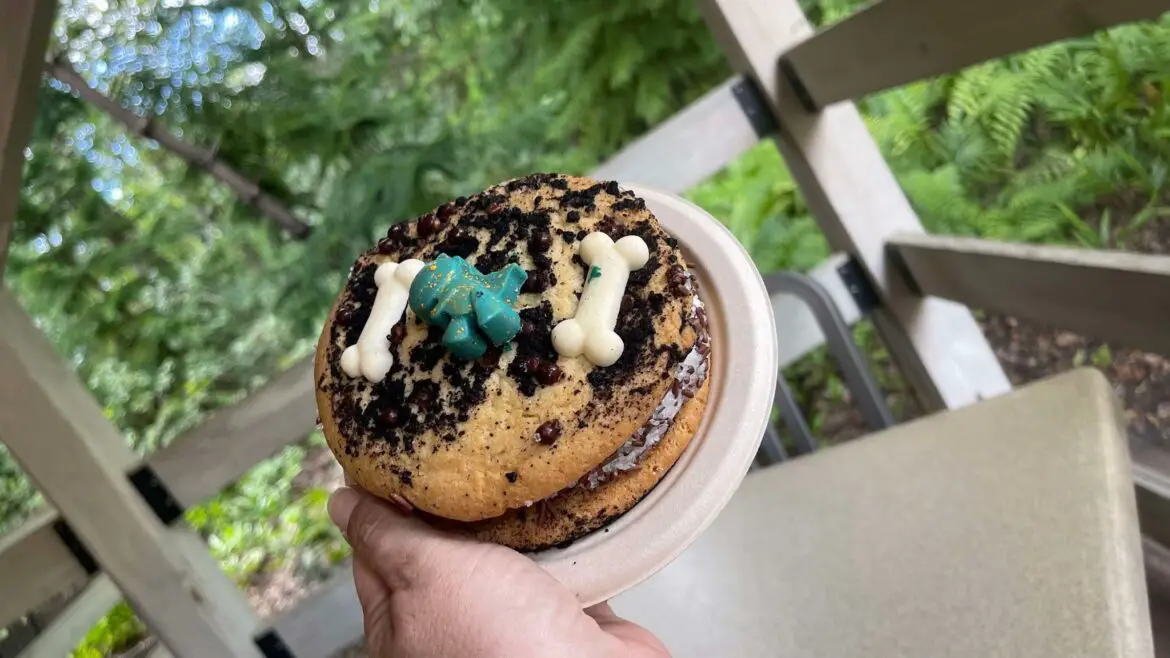 Dig into a Dino Dig Ice Cream Sandwich at Dino-Bite Snacks