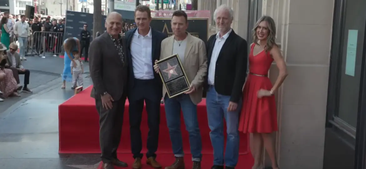 Actor Ewan Mcgregor Honored With Star On The Hollywood Walk Of Fame