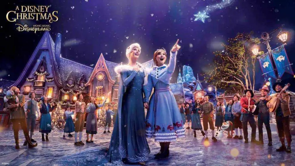 First Look at Christmas Decorations Coming to World of Frozen 2