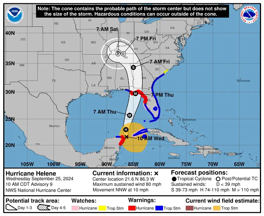 Hurricane Helene Threatens Central Florida: Disney World and Universal Orlando on Alert