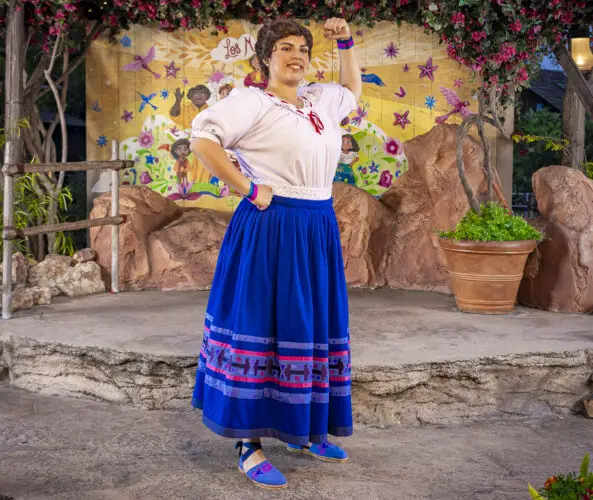 Luisa from Disney Animation’s “Encanto” at Disneyland Park