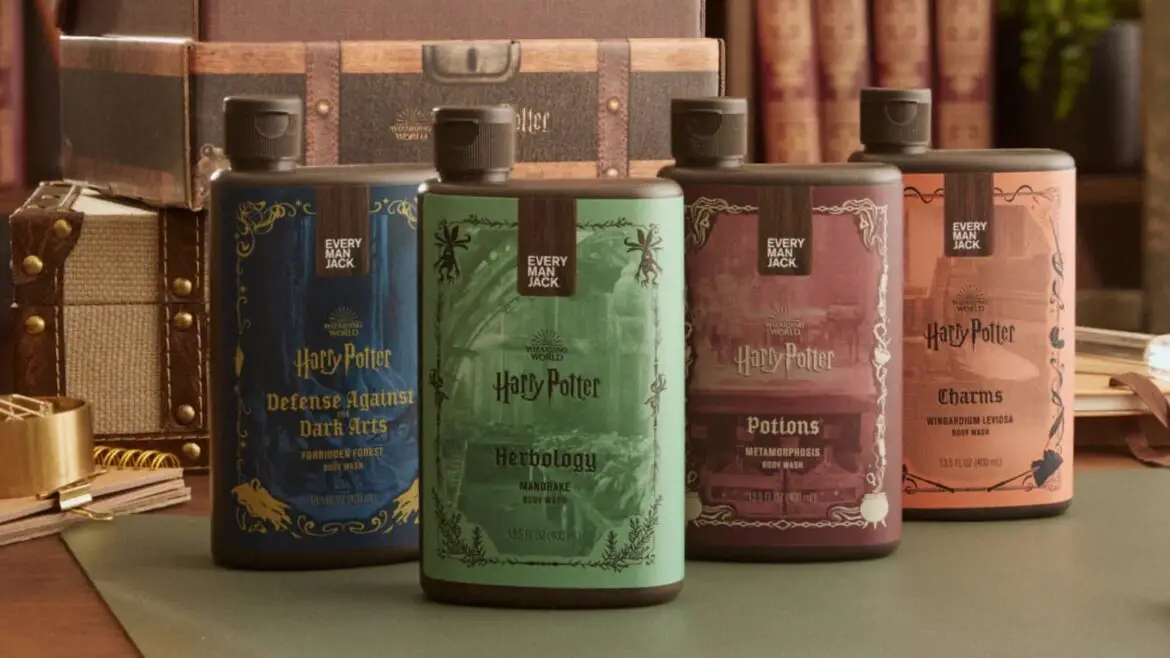 Transform Your Shower into a Magical Experience with the New Harry Potter Body Wash Collector’s Set