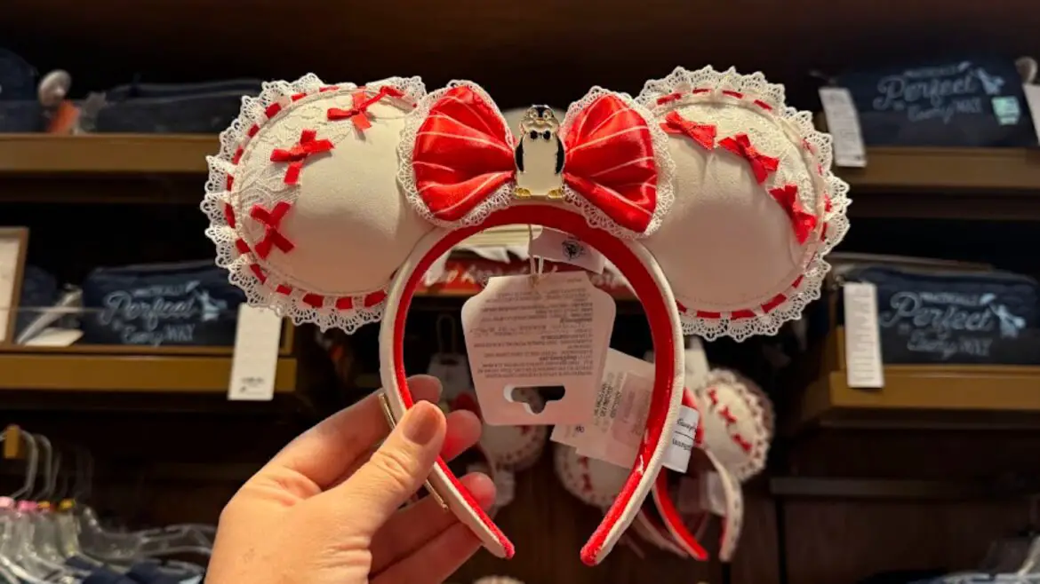 Step into a spoonful of sugar with the Mary Poppins 60th Anniversary Loungefly Ear Headband!