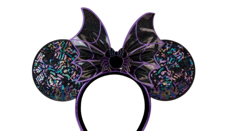 Minnie Mouse Spiderweb Sequin Ear Headband