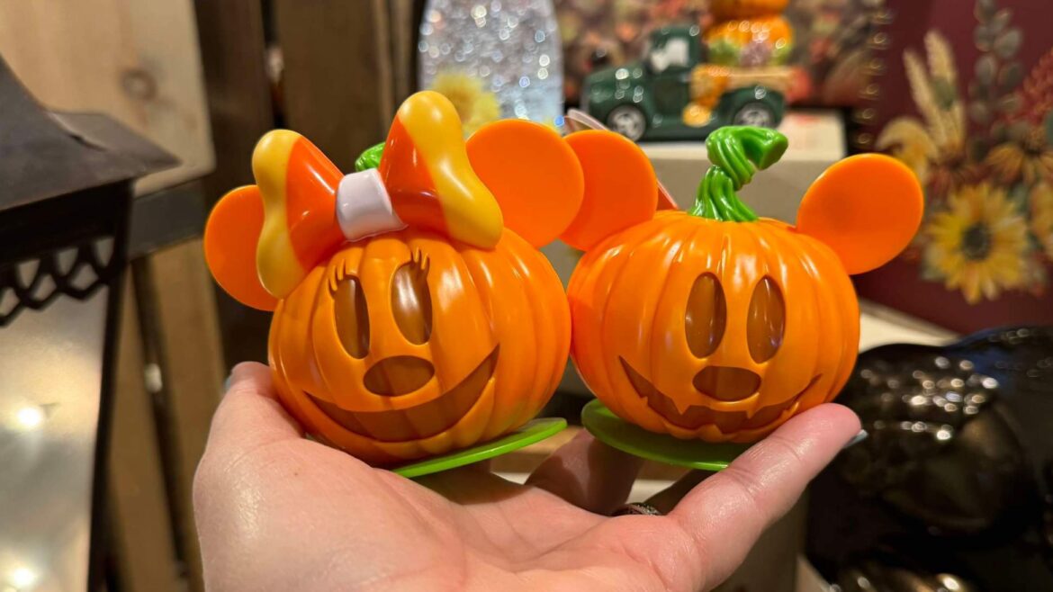 Delightful Disney: Mickey and Minnie Pumpkin Candy Dispensers Add a Touch of Magic to Your Halloween