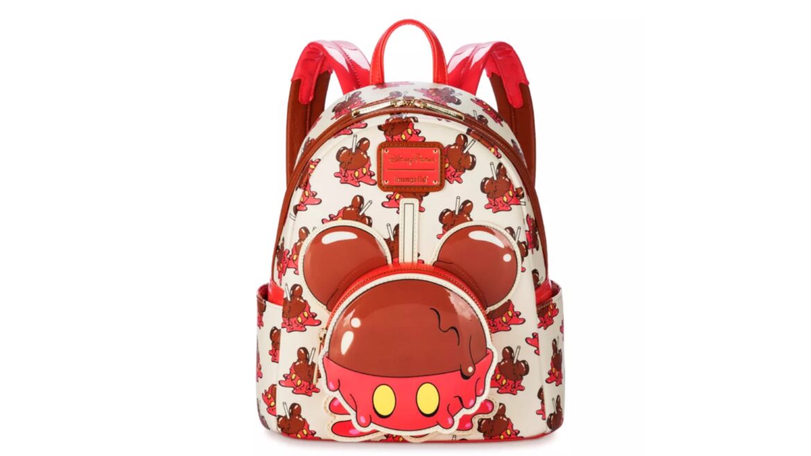 Mickey Mouse Candy Apple Loungefly Mini Backpack: A Sweet Treat for Fall!