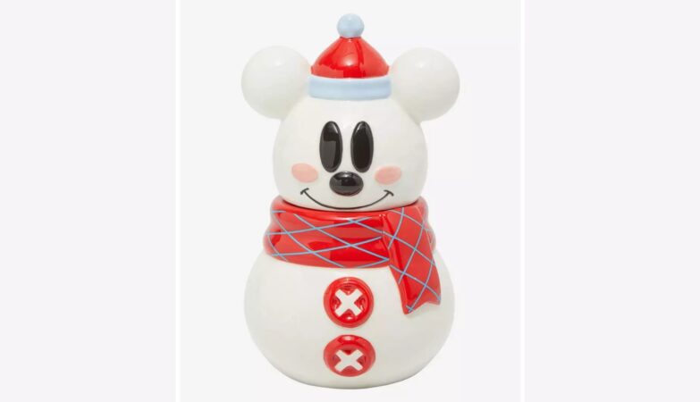 The Mickey Mouse Snowman Candy Dish