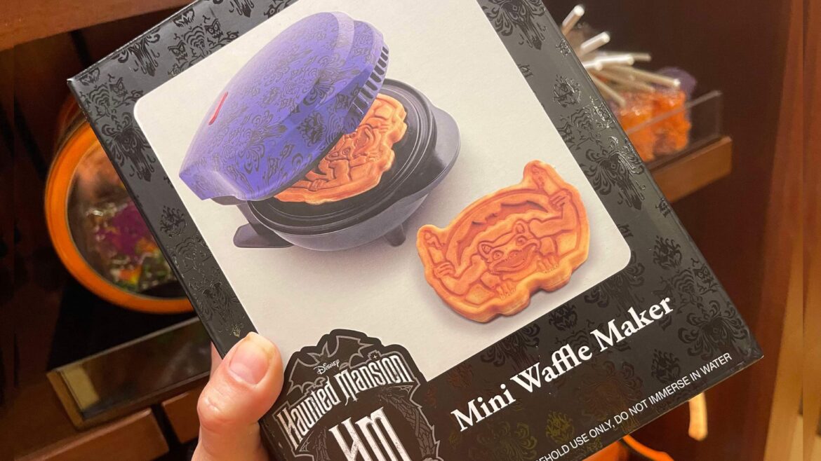 Enjoy Spooky Breakfasts with the Haunted Mansion Mini Waffle Maker!