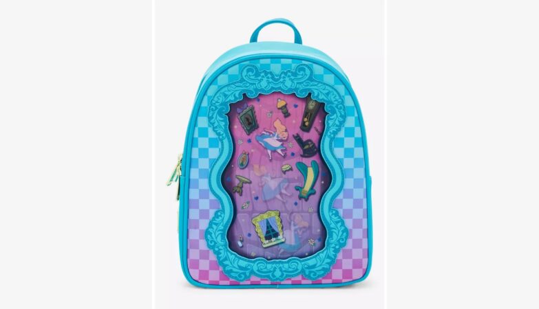 Alice in Wonderland Rabbit Hole Lenticular Mini Backpack