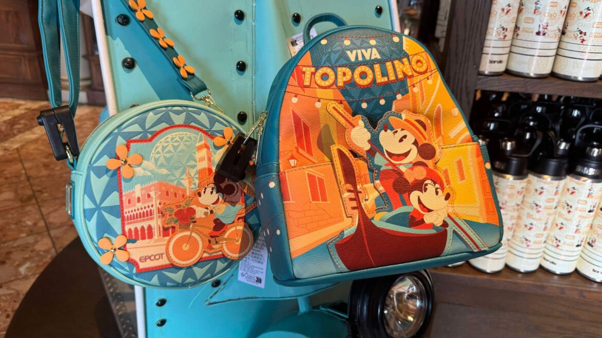 Italian Charm Meets Disney Magic: New Mickey Mouse Topolino Backpack and Bag at the Italy Pavilion!