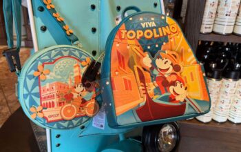 Mickey Mouse Topolino Backpack and Bag