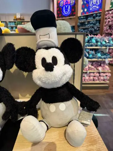 Mickey Mouse Steamboat Willie Weighted Plush