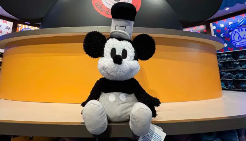 Mickey Mouse Steamboat Willie Weighted Plush