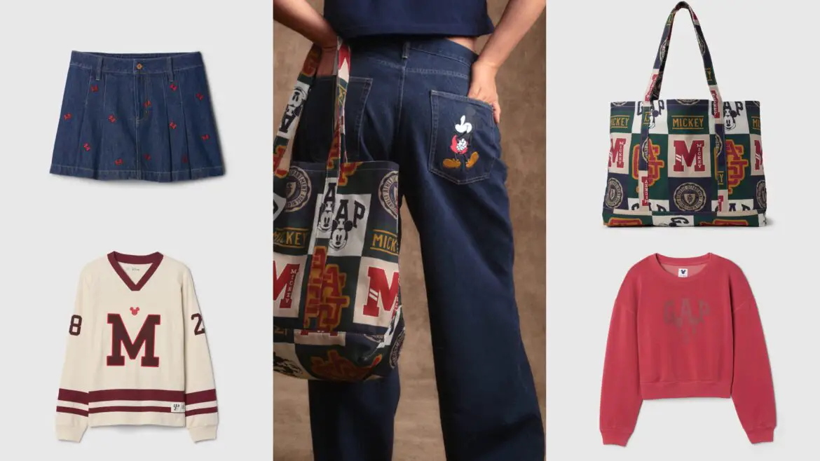 New Gap x Disney Collection Debuts With Collegiate Inspired Products!