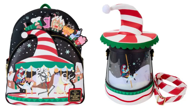 The Nightmare Before Christmas Candy Cane Carousel Collection