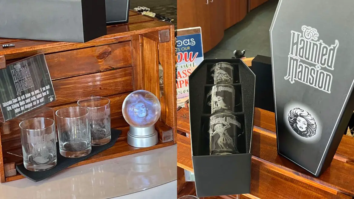 A Spooky Surprise: New The Haunted Mansion Glassware Sets at Crystal Arts!