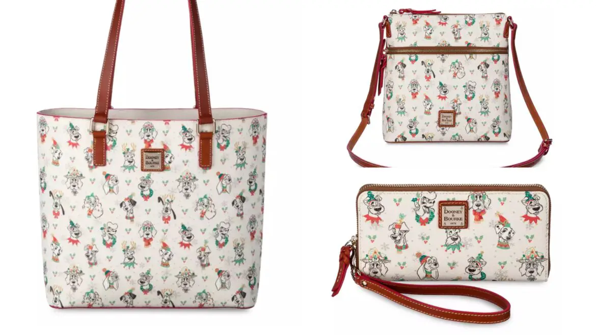 New Disney Dogs Santa Paws Dooney and Bourke Collection at the Disney Store!