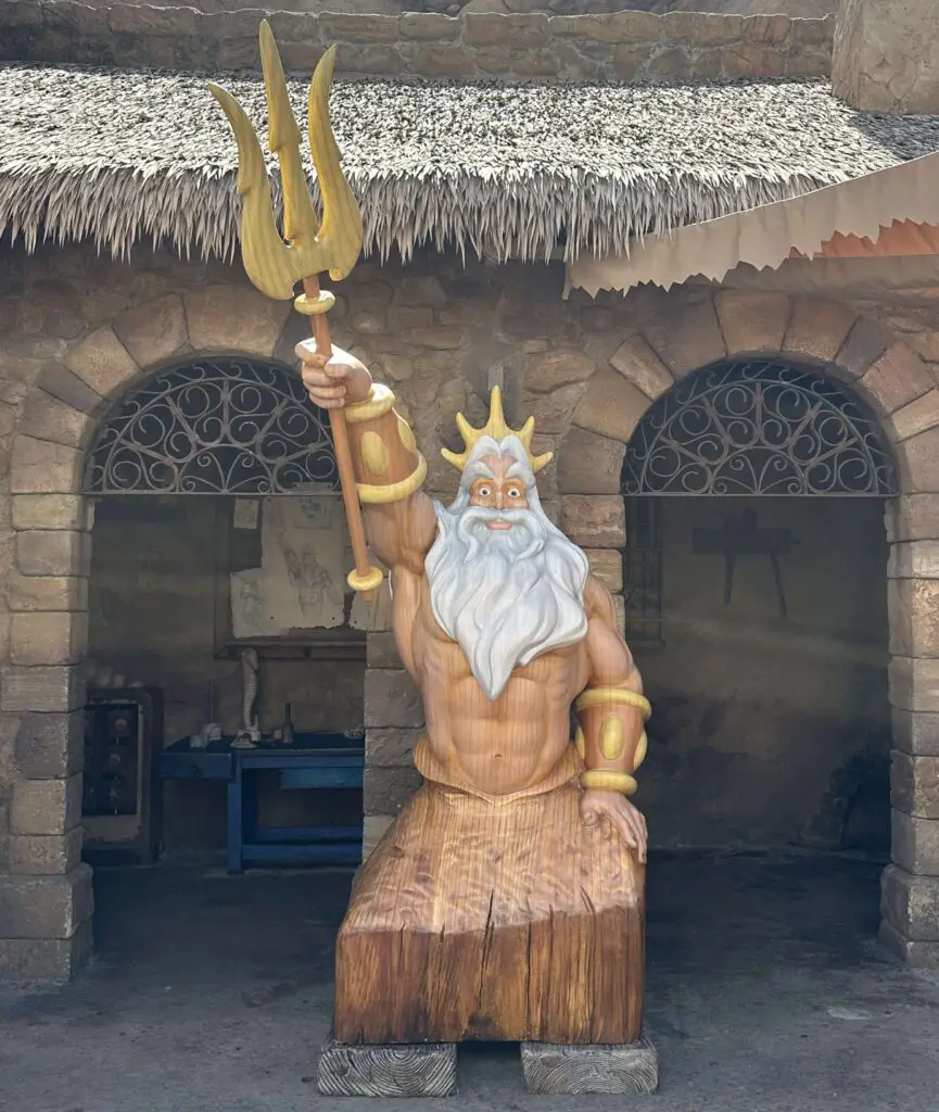 King Triton Statue Returns to the Magic Kingdom 1