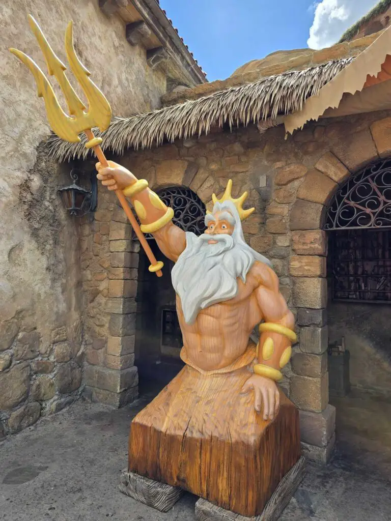 King Triton Statue Returns to the Magic Kingdom 5