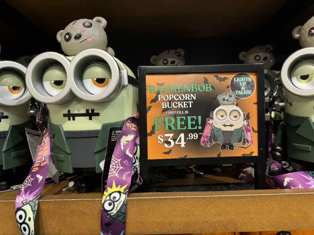 Spooky Light Up Mummy Minion Popcorn Bucket 2