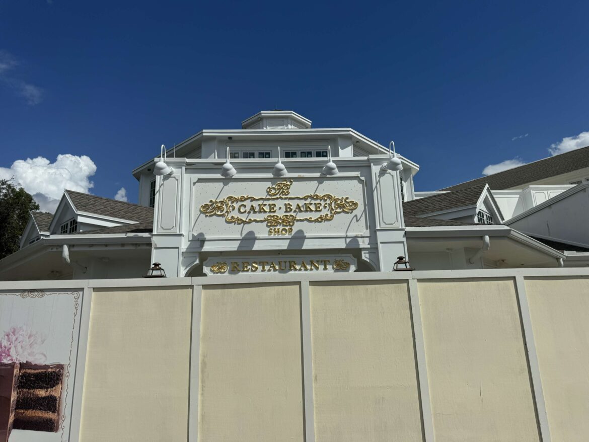 Cake Bake Shop at Disney’s Boardwalk Nearing Completion