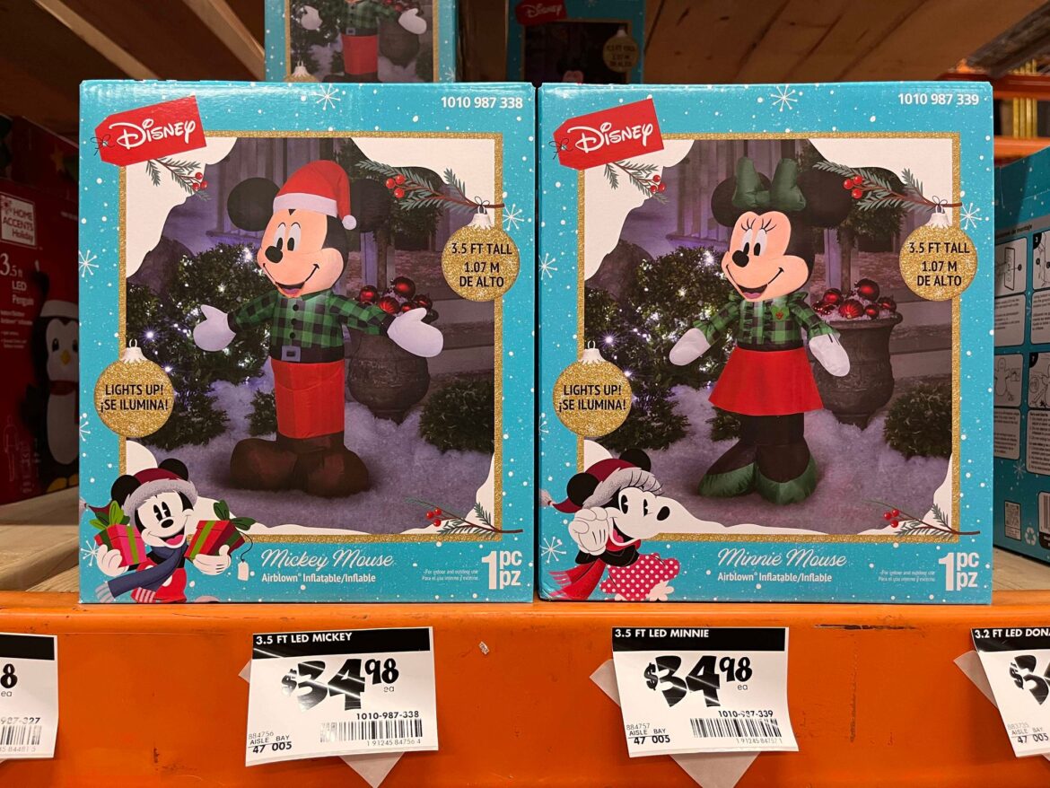 Disney Holiday Decor Arrives Early at Home Depot