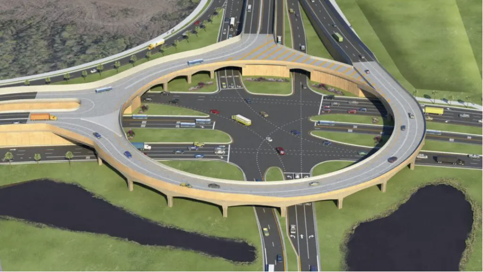 epic universe traffic circle concept art