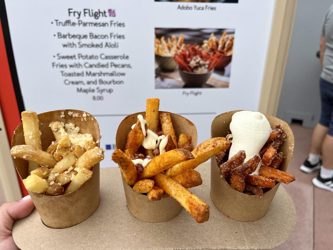 Fry Flight Returns to the Fry Basket at the EPCOT Food & Wine Festival