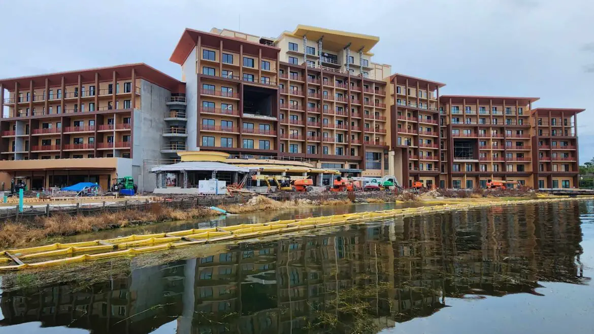 Construction Update for DVC Island Tower at Disney’s Polynesian Village Resort